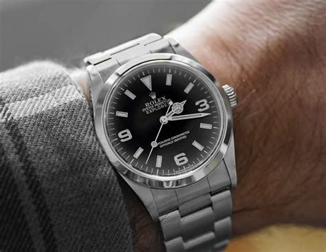 rolex explorer leather 14270|rolex explorer 14270 review.